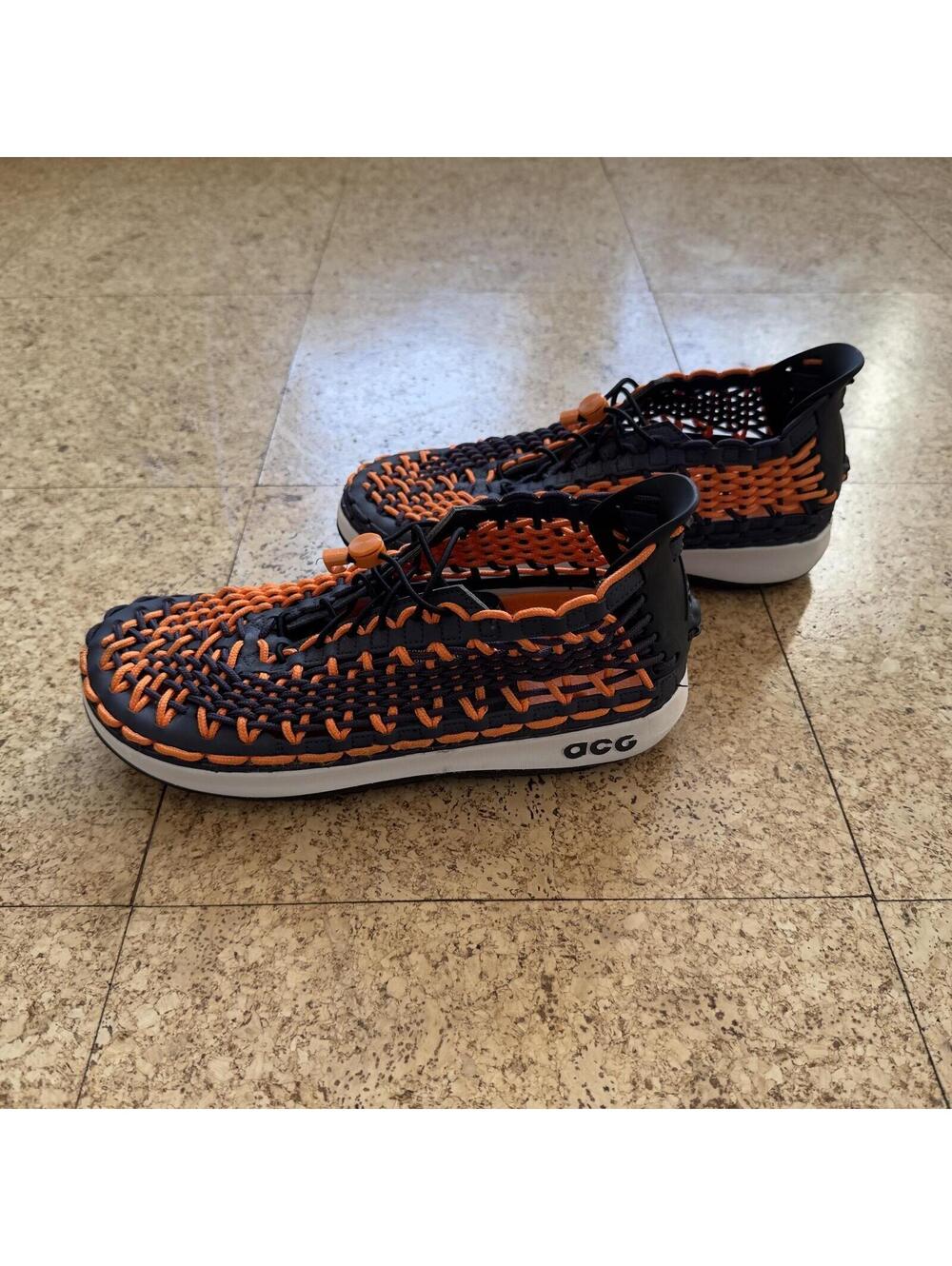 Nike ACG Watercat+ US Men's 9 Mandarin/Gridiron Amphibious Trail Shoes: See Note - Picture 3 of 16